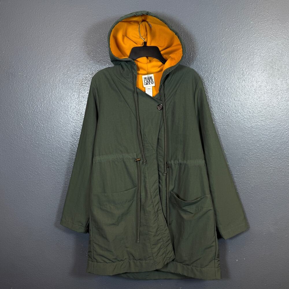Prairie UnderGround XS women's green crosswalk parka hooded jacket